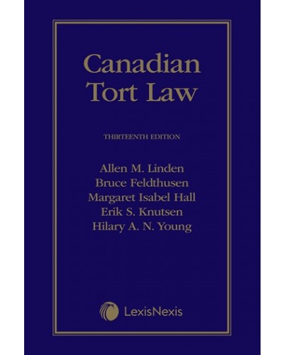 Canadian Tort Law 13th ed
