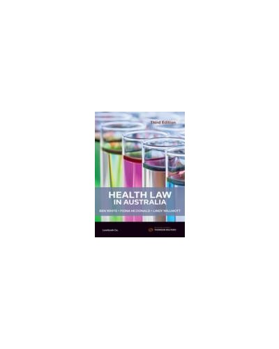 Health Law in Australia 3rd Edition