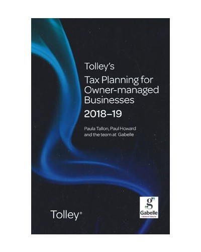 Tolley's Tax Planning for Owner-Managed Businesses 2018-19