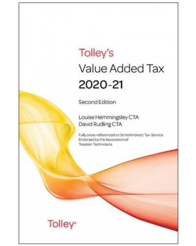 Tolley's Value Added Tax 2020-21: 2nd edition only