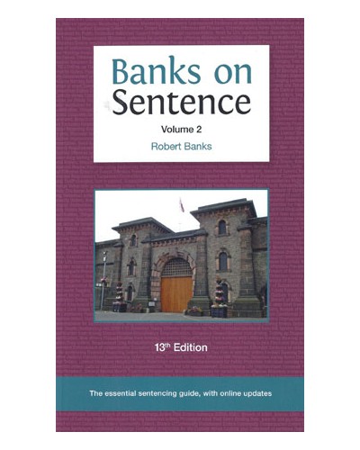Banks on Sentence 13th Edition: Volume 2