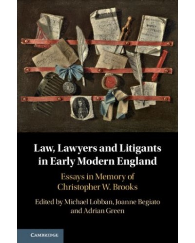 Law, Lawyers and Litigants in Early Modern England: Essays in Memory of Christopher W. Brooks