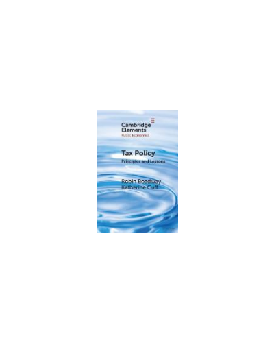 Tax Policy: Principles and Lessons