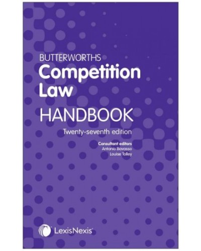 Butterworths Competition Law Handbook 27th Edition