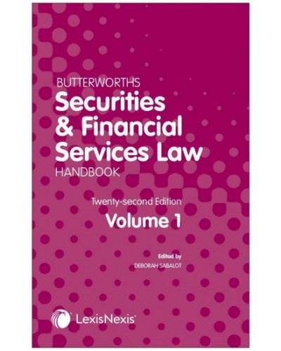 Butterworths Securities and Financial Services Law Handbook 2021