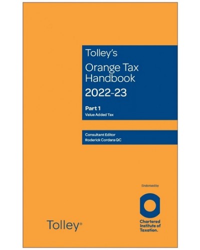 Tolley's Orange Tax Handbook 2022-23