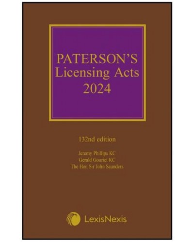 Paterson's Licensing Acts 2024
