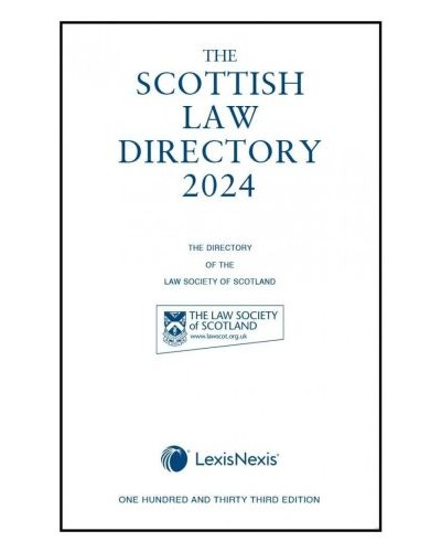 The Scottish Law Directory 2024 133rd Edition