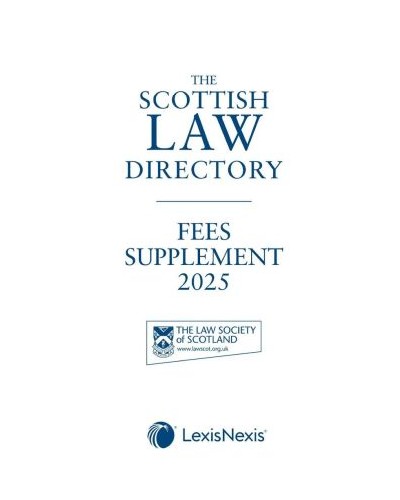 The Scottish Law Directory: Fees Supplement 2025