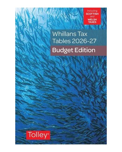 Whillans Tax Tables 2026-27: Budget Edition
