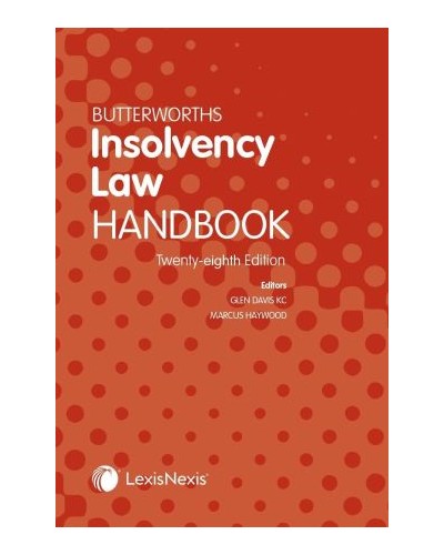 Butterworths Insolvency Law Handbook 2026 28th ed