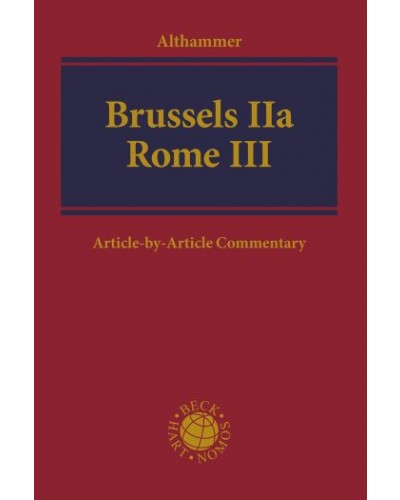 Brussels IIa - Rome III: An Article-by-Article Commentary
