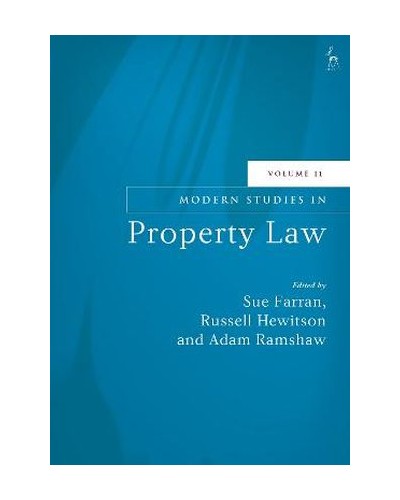 Modern Studies in Property Law, Volume 11