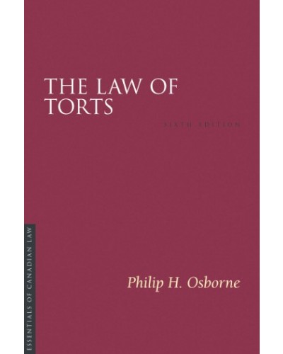 The Law of Torts 6th Edition
