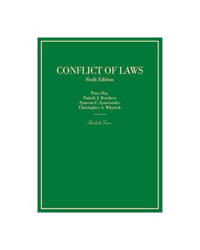Conflict of Laws 6th Edition (Hornbook Series)