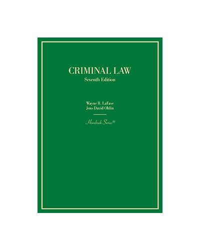 LaFave's Criminal Law 7th Edition