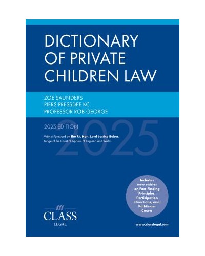 Dictionary of Private Children Law 2025