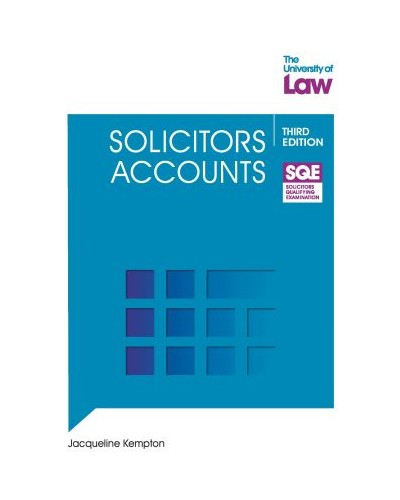 SQE Manuals: Solicitors Accounts 3rd Edition