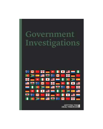 Getting the Deal Through: Government Investigations 2020