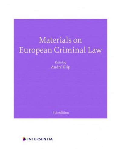 Materials on European Criminal Law 4th Edition