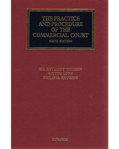 Practice and Procedure of the Commercial Court, 6th Edition