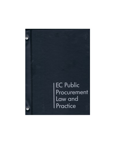 EU Public Procurement: Law and Practice
