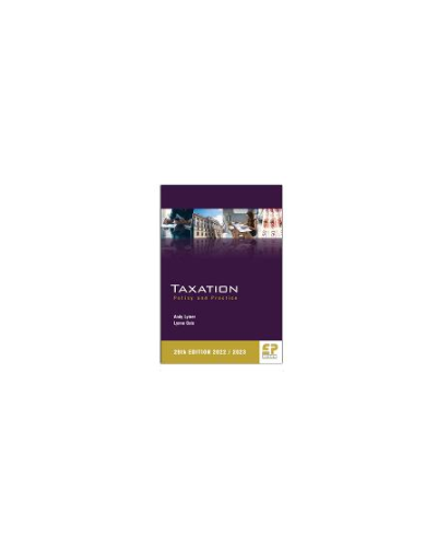 Taxation: Policy and Practice 2022/23