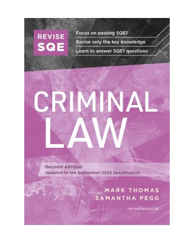 Revise SQE: Criminal Law 2nd Edition