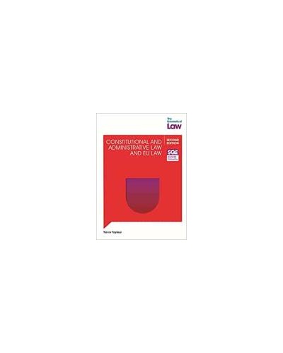 SQE: Constitutional and Administrative Law and EU Law 2nd Edition