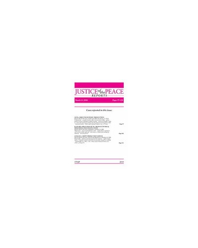 Justice of the Peace Reports