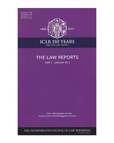 The Law Reports (Entire Series): Combined Service 1 - Parts and Bound Volumes