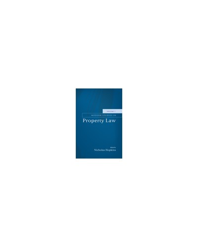 Modern Studies in Property Law - Volume 7