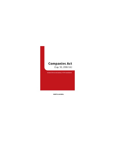 Companies Act (Cap. 50, 2006 Revised Ed.)