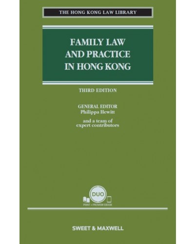 Family Law and Practice in Hong Kong, 3rd Edition (e-Book)