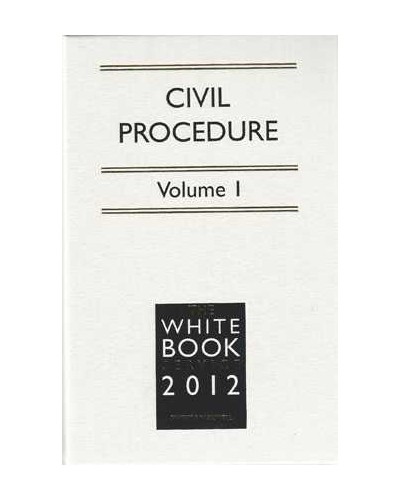 The White Book Service 2012, Volumes 1&2 Service