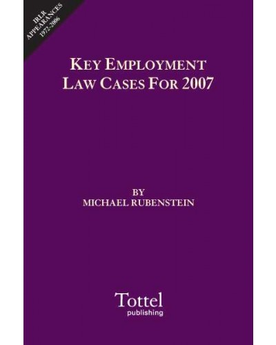 Key Employment Law Cases for 2007