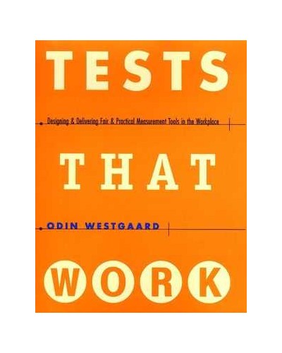 Tests That Work: Designing and Delivering Fair and Practical Measurement Tools in the Workplace