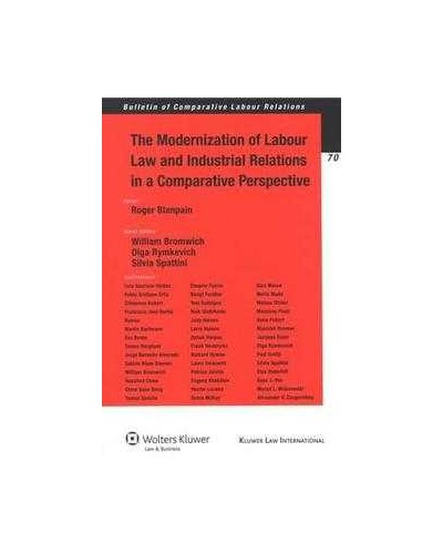 The Modernization of Labour Law and Industrial Relations in a Comparative Perspective