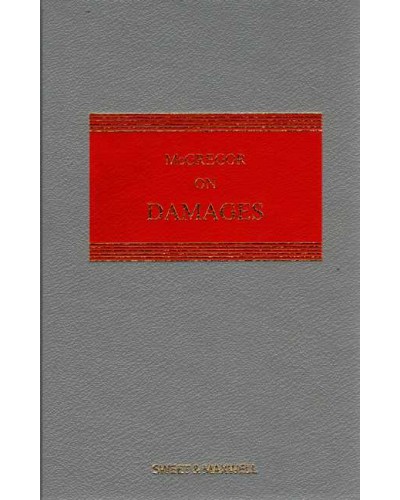 McGregor on Damages (18th edition), Mainwork & Supplement