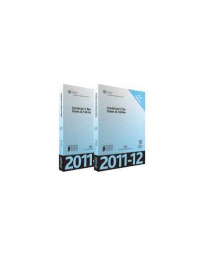 Hardman's Tax Rates & Tables 2011-12 (1st and 2nd editions) 