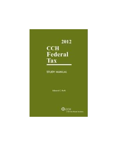 Federal Tax Study Manual (2012)