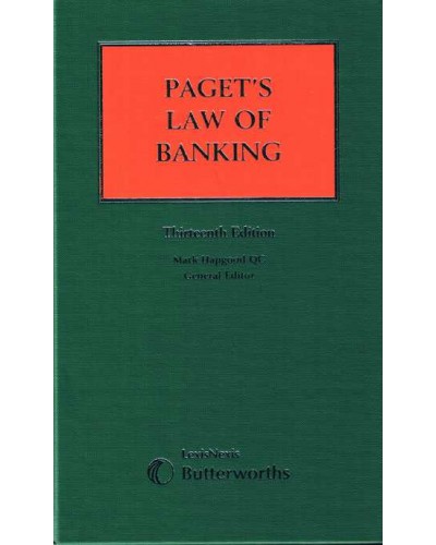 Paget's Law of Banking (13th edition)