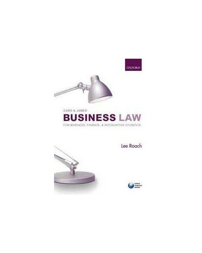 Card & James' Business Law for Business, Accounting, & Finance Students
