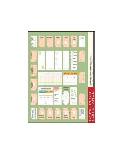 Game Plan for Change: A Tabletop Simulation to Ignite Growth Through Transformation, Game Board, Set of 4