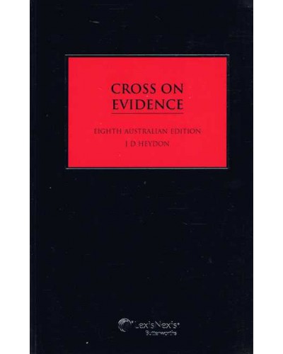 Cross on Evidence - 8th Australian Edition (Softcover)
