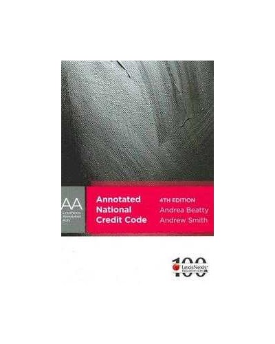 Annotated National Credit Code - 4th Edition