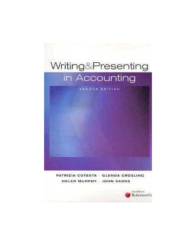 Writing and Presenting in Accounting