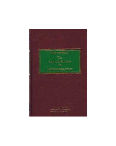 The Law and Practice of Intestate Succession, 3rd Edition