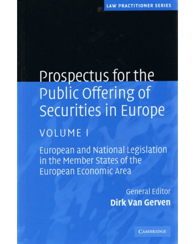 Prospectus for the Public Offering of Securities in Europe: Volume 1 
