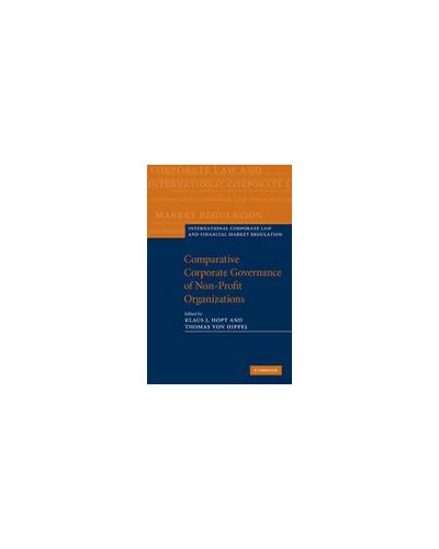 Comparative Corporate Governance of Non-Profit Organizations 